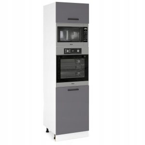 Słupek Kuchenny pod Piekarnik i Mikrofale 60cm 210cm Antracyt 819721 Słupek Kuchenny pod Piekarnik i Mikrofale 60cm 210cm Antracyt 819721