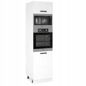 Słupek Kuchenny pod Piekarnik i Mikrofale 60cm 210cm Biały Mat 819732 Słupek Kuchenny pod Piekarnik i Mikrofale 60cm 210cm Biały Mat 819732