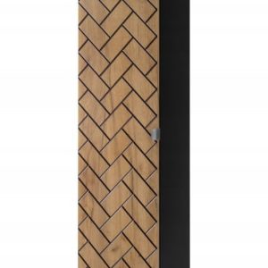 Słupek Łazienkowy 136 cm MADIS DĄB CRAFT Półki Uchwyt Silver 259830 Słupek Łazienkowy 136 cm MADIS DĄB CRAFT Półki Uchwyt Silver 259830