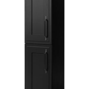 Słupek łazienkowy czarny 35 x 136 x 27 cm, uchwyt czarny 1059975 Słupek łazienkowy czarny 35 x 136 x 27 cm, uchwyt czarny 1059975