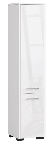 Słupek łazienkowy FIN Biała, Biała Połysk 30x30x140 cm 303694