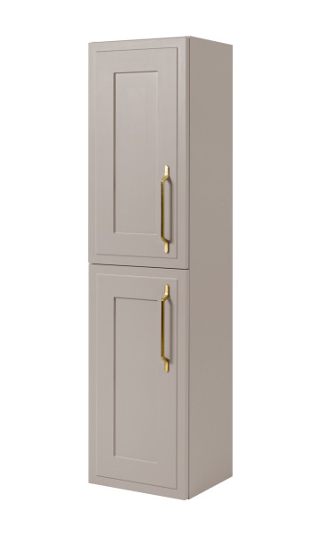 Słupek łazienkowy kaszmir, 35 x 136 x 27 cm, uchwyt złoty 1059967