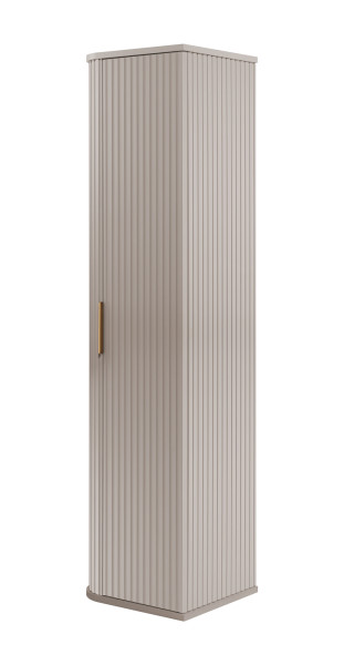 Słupek łazienkowy, kaszmir, uchwyt złoty, 139 x 35,5 x 31,5 cm 801242