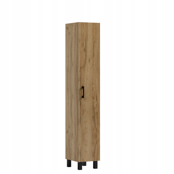Słupek łazienkowy stojący Nati 170 dąb craft złoty 550071