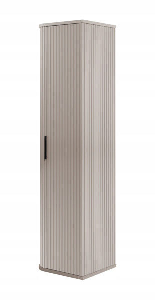 Słupek Łazienkowy Szafka Łazienkowa Wisząca 139 Cm Kaszmir Ryflowane Fronty 1051030