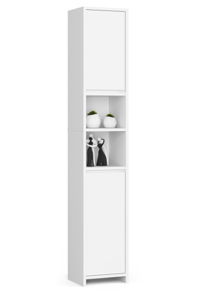 Słupek łazienkowy UNI Biały 32x28x180 cm 608785