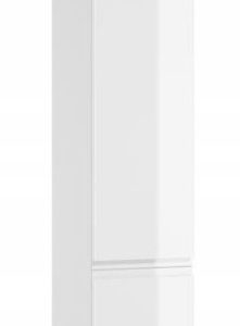 Słupek łazienkowy wiszący biały połysk 157cm, szafka 4 półki bez szuflad 774232 Słupek łazienkowy wiszący biały połysk 157cm, szafka 4 półki bez szuflad 774232