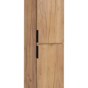 Słupek łazienkowy wiszący, dąb Craft, uchwyt czarny, 35 x 136 x 27 cm 1059978 Słupek łazienkowy wiszący, dąb Craft, uchwyt czarny, 35 x 136 x 27 cm 1059978
