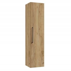 Słupek łazienkowy wiszący dąb craft złoty 140 cm cichy domyk 431815 Słupek łazienkowy wiszący dąb craft złoty 140 cm cichy domyk 431815