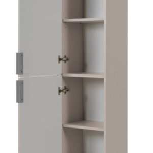 Słupek łazienkowy wiszący, Kaszmir, uchwyt srebrny, 35 x 136 x 27 cm 1059982 Słupek łazienkowy wiszący, Kaszmir, uchwyt srebrny, 35 x 136 x 27 cm 1059982