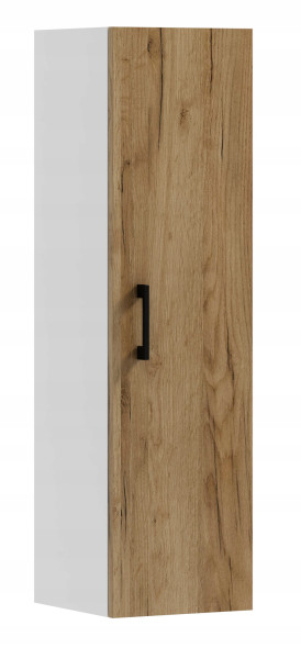 Słupek łazienkowy wiszący LUNA 110 dąb craft złoty/biały 575856