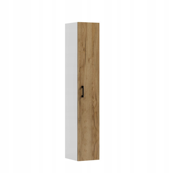 Słupek łazienkowy wiszący NATI 160 dąb craft złoty/biały 596049