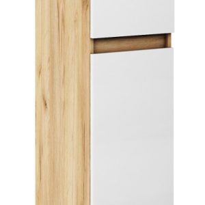 Słupek Megan 1S1D Dąb Craft Złoty/Biały 32X37X84 Cm 940197