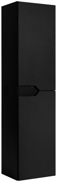 Słupek MODERN 35x136 cm czarny MDF frezowane uchwyty wiszący 808806