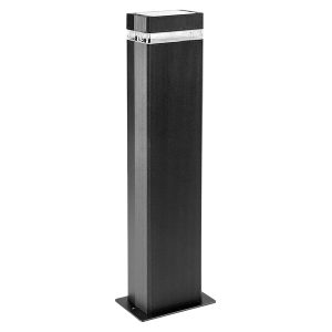 Słupek ogrodowy Gilbert 50cm aluminiowy czarny 205265 Słupek ogrodowy Gilbert 50cm aluminiowy czarny 205265