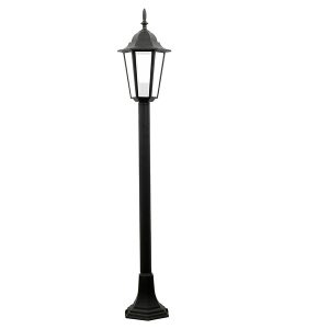 Słupek ogrodowy Liguria 100 cm aluminiowy czarny 206420 Słupek ogrodowy Liguria 100 cm aluminiowy czarny 206420