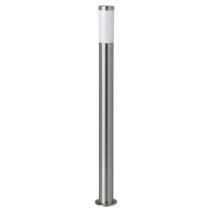 Słupek ogrodowy Livia 100 cm stalowy biało-srebrny 206429 Słupek ogrodowy Livia 100 cm stalowy biało-srebrny 206429