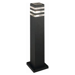 Słupek ogrodowy Oir 65 cm aluminiowy czarny 32654 Słupek ogrodowy Oir 65 cm aluminiowy czarny 32654