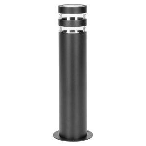 Słupek ogrodowy Rino 44 cm aluminiowy czarny 205263 Słupek ogrodowy Rino 44 cm aluminiowy czarny 205263