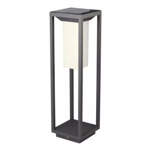 Słupek Ogrodowy Solarny V-TAC 4W LED Szary IP65 ciepła barwa 280lm 915615 Słupek Ogrodowy Solarny V-TAC 4W LED Szary IP65 ciepła barwa 280lm 915615