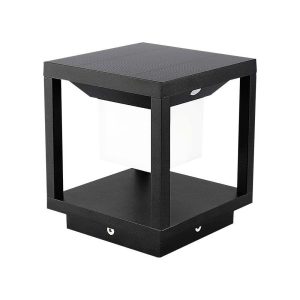 Słupek Ogrodowy Solarny z czujnikiem V-TAC 2W LED czarny IP65 90lm 917682 Słupek Ogrodowy Solarny z czujnikiem V-TAC 2W LED czarny IP65 90lm 917682