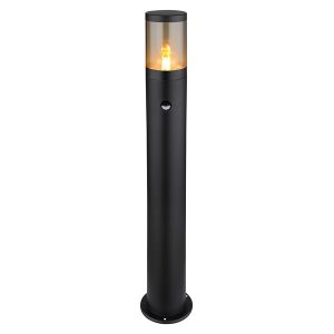 Słupek ogrodowy Xeloo 80cm z czujnkiem ruchuczarny 198291 Słupek ogrodowy Xeloo 80cm z czujnkiem ruchuczarny 198291