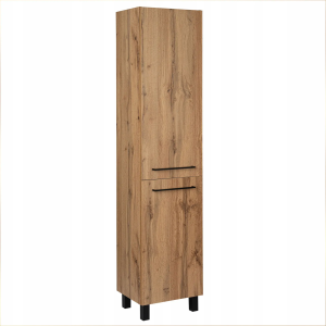 Słupek Stojący Szafka Łazienkowa 40 cm Dąb Wotan 4 Półki Cichy Domyk 480802 Słupek Stojący Szafka Łazienkowa 40 cm Dąb Wotan 4 Półki Cichy Domyk 480802