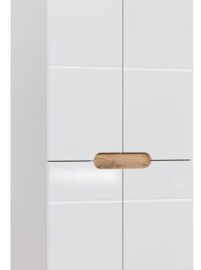 Słupek szeroki szafka wysoka Bali Biały 60 cm 126464 Słupek szeroki szafka wysoka Bali Biały 60 cm 126464