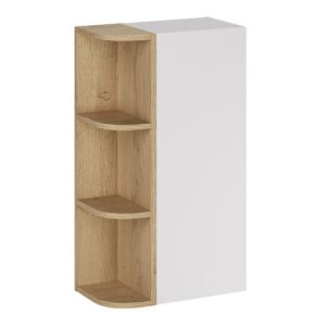 Słupek Wysoki Aster White z Półsłupkiem i Regałem 983032 Słupek Wysoki Aster White z Półsłupkiem i Regałem 983032