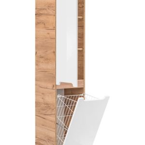 Słupek wysoki z koszem na pranie 170 cm ARUBA WHITE 126460 Słupek wysoki z koszem na pranie 170 cm ARUBA WHITE 126460