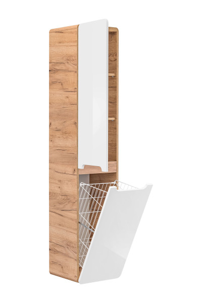 Słupek wysoki z koszem na pranie 170 cm ARUBA WHITE 126460