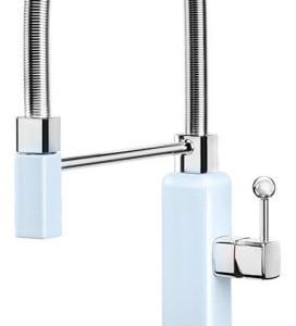 SMEG Bateria MDF50PB chrom/pastelowy błękit 468882 SMEG Bateria MDF50PB chrom/pastelowy błękit 468882