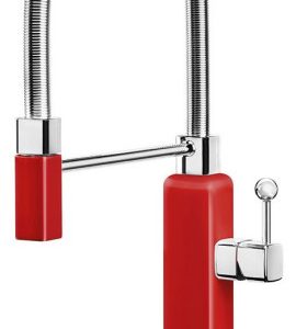 SMEG Bateria MDF50RD chrom/czerwony 468869 SMEG Bateria MDF50RD chrom/czerwony 468869