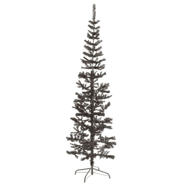 Smukła choinka czarna 210 cm 801949