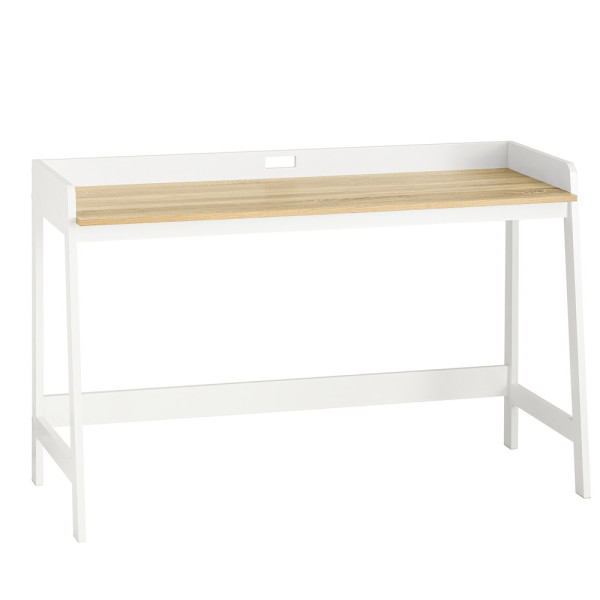 SoBuy Biurko komputerowe Kolor drewna 125x51.5x80cm FWT41-WN 804356
