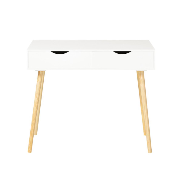 SoBuy Biurko komputerowe z jedną szufladą 90x45x77cm FWT40-WN 913024