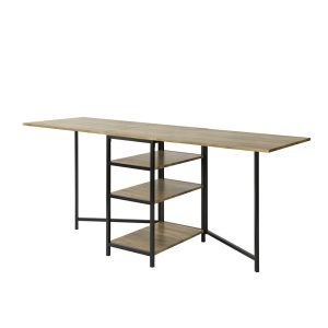 SoBuy Biurko komputerowe z trzema półkami 180x60x76.5cm FWT62-N 804355 SoBuy Biurko komputerowe z trzema półkami 180x60x76.5cm FWT62-N 804355