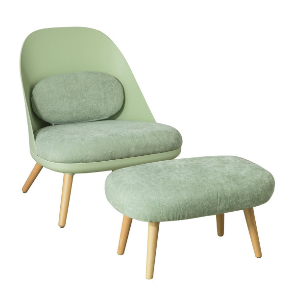 SoBuy Fotel relaksacyjny Zielony 65x59x76cm FST63-GR 809605