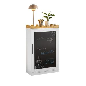 SoBuy Komedka dziecięca z 1 drzwiczkami Biały Nowoczesny KMB43-W 809697 SoBuy Komedka dziecięca z 1 drzwiczkami Biały Nowoczesny KMB43-W 809697