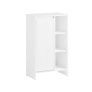 SoBuy Komoda na bieliznę z 1 drzwiami Biały 30x50x86cm Klasyczny BZR156-W 812549 SoBuy Komoda na bieliznę z 1 drzwiami Biały 30x50x86cm Klasyczny BZR156-W 812549
