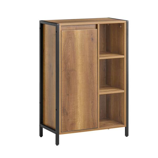SoBuy Komoda na bieliznę z 1 drzwiami Ciemnobrązowy 60x30x90cm BZR65-PF 809633