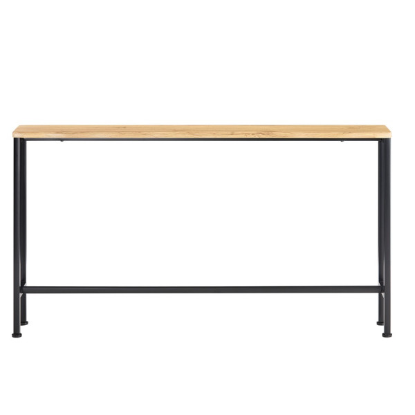 SoBuy Konsola do przedpokoju Brązowy 120x20x65cm Przemysłowy FSB19-E 811721
