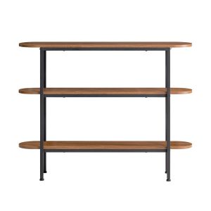 SoBuy Konsola do przedpokoju z 3 półkami Brązowy 110x25x85cm FSB67-WS 811710 SoBuy Konsola do przedpokoju z 3 półkami Brązowy 110x25x85cm FSB67-WS 811710
