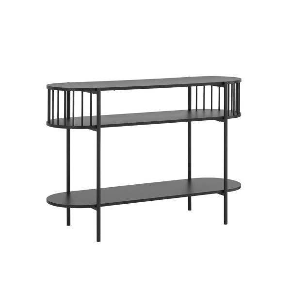 SoBuy Konsola na jedną półkę do przedpokoju Czarny 110x39x76cm FSB90-SCH 811716