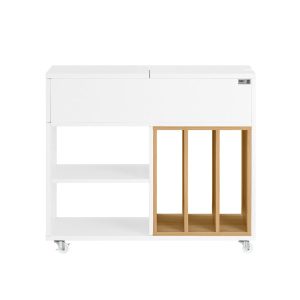 SoBuy Kontener biurowy z 1 szufladą Biały 70x30x61cm Nowoczesny FBT134-W 809556 SoBuy Kontener biurowy z 1 szufladą Biały 70x30x61cm Nowoczesny FBT134-W 809556
