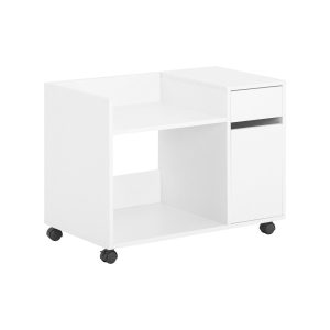 SoBuy Kontener biurowy z jedną szufladą Biały 72x40x54cm ASK02-W 809564 SoBuy Kontener biurowy z jedną szufladą Biały 72x40x54cm ASK02-W 809564