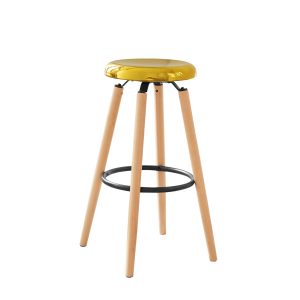 SoBuy Krzesło barowe Złoty 39x39x73cm FST89-G 969481 SoBuy Krzesło barowe Złoty 39x39x73cm FST89-G 969481