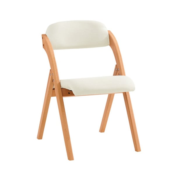 SoBuy Krzesło składane Biały 47x51x78cm Funkcjonalny FST92-W 811796