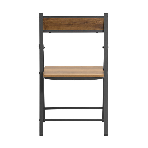SoBuy Krzesło składane Ciemnobrązowy 54x46x80cm FST88-PF 811803