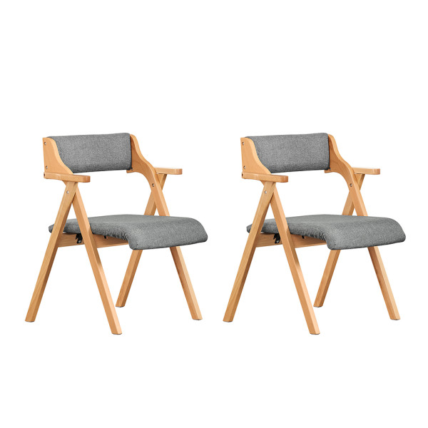 SoBuy Krzesło składane Szary 62x56x78cm FST98-HGX2 1074620